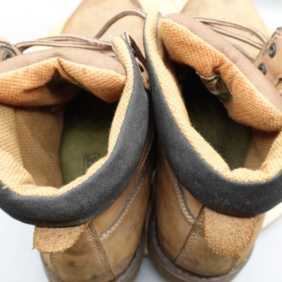 Brahma Boots Mens 11W Brown Oil Resistant Distressed Work Outdoors 2590649 Flaws - Picture 9 of 11